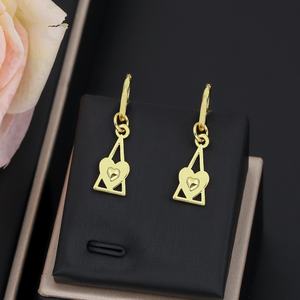 JXX Fashion Custom Wholesale High Quality Brass Classic Kiribati <b>Set</b> 24K <b>Gold</b> Plated Drop <b>Earrings</b> Pendant for Weddings Gifts - Product Image 6