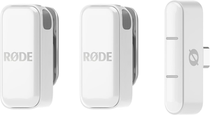 <b>Wireless</b> 2-Person Ultracompact <b>Wireless</b> Microphone <b>System</b> With USB-C Connector (2.4 GHz, White) CMOS Sensor Mirrorless <b>Camera</b> - Product Image 4