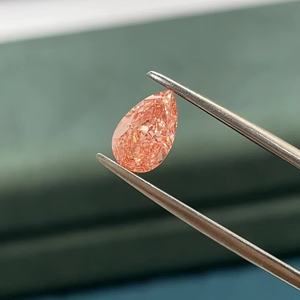 Ansterジュエリー梨型カットラボ栽培ダイヤモンドHPHTレッドブルーグリーンイエローピンクハート型ダイヤモンドジュエリー作り用 - Product Image 3