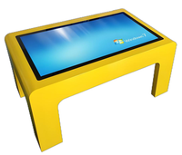 43 55 65 pouces oem table tactile multi-doigts fenêtres tout en un panneau pc kiosque table de jeu d'affichage numérique pour l'école des enfants