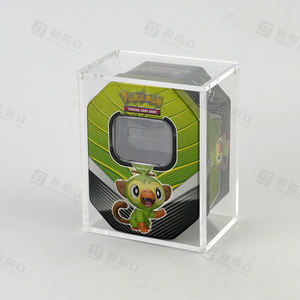 Nueva llegada personalizada clara protección UV Booster Mini caja de exhibición de acrílico de estaño - Product Image 1