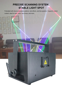 5 Wát đầy đủ màu sắc RGB 3-in-1 hoạt hình ánh sáng laser cho plug-and-play ma thuật DJ <span class=keywords><strong>Disco</strong></span> bên & sự kiện - Product Image 3