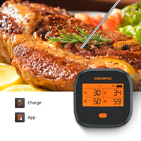 Thermomètre de cuisson sans fil étanche Inkbird IBBQ-4T Wifi pour barbecue et fumoir