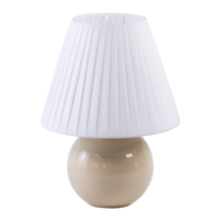 Petite lampe de table en céramique, abat-jour en coton plissé, base en céramique naturelle, lampe latérale pour chambre d'enfant, tendance 2022