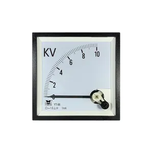 Hoogspanning Voltmeter 100kv 100ua 1ma 500ua Kilovolt Meter Dh96 Sq96 Pointer Cp96 Dc Voltmeter