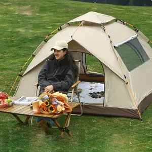 אוהל קמפינג חיצוני נוח ל-8 אנשים לטיולים משפחתיים עם רב שימושי ואחסון נוח