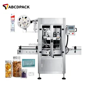 Automatic PET Steam Shrink Sleeve Label Applicator PVC Stretch Film Automatic Shrink Sleeve Labeling Machine