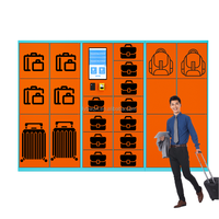 Casier de rangement de bagages électronique intelligent de vente chaude avec système de casier intelligent armoire de rangement de bagages en libre-service