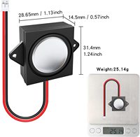 Speaker Subwoofer Mini Desktop Internal untuk Komputer, Speaker PC Kecil Tersembunyi Berkabel