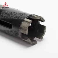 ZHONGZHI Foret diamanté soudé au laser pour le perçage à sec du granit, du marbre et de la pierre, scie cloche, compatible OEM