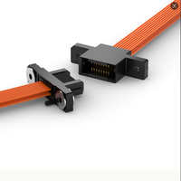 Connecteur de tiroir KEL FA SERIES FAS12-024, pas de 2,5 mm, plastique noir/cuivre