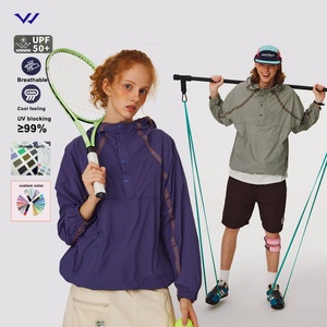 Chaqueta Ligera para Senderismo con Protección UV, Cortavientos UPF50+ para Montañismo, Resistente al Sol, con Capucha, Protección UV - Product Image 1