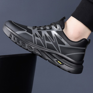 Chaussures de randonnée pour hommes, printemps, bout rond, tige en mesh synthétique, semelle extérieure en caoutchouc, semelle intermédiaire en EVA, respirantes, légères, pour voyages en plein air - Product Image 3