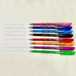 Stylo Gel Transparent Créatif Personnalisé 0,5 mm Pointe Fine Encre Noire Matériau Plastique Non Effaçable pour Usage Promotionnel - Product Image 2