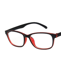 3028 Monture de Lunettes Anti-Lumière Bleue Tendance et Solide Sans Ordonnance pour Hommes et Femmes, Protection Oculaire pour Téléphone et Ordinateur