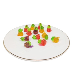 Vente en gros de bonbons gommeux de dinosaure 4D, gélatine saine dessin animé de dinosaure, gelée de bonbons, bonbons gommeux remplissage de confitures, jouets de bonbons gommeux - Product Image 1
