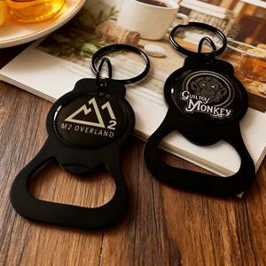 พวงกุญแจโลหะผสมสังกะสีอเนกประสงค์สไตล์วินเทจ พิมพ์ตัวอักษรแบบ Letterpress คุณภาพสูง ทันสมัย ใช้เปิดขวดเบียร์ได้ เหมาะสำหรับธุรกิจ พร้อมโลโก้สั่งทำได้ - Product Image 2