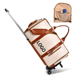 Sac à vêtements pliable à suspendre Sac pour <span class=keywords><strong>femme</strong></span> Sac de transport Sac de rangement imperméable Sac de voyage en cuir portable pour femmes - Product Image 1