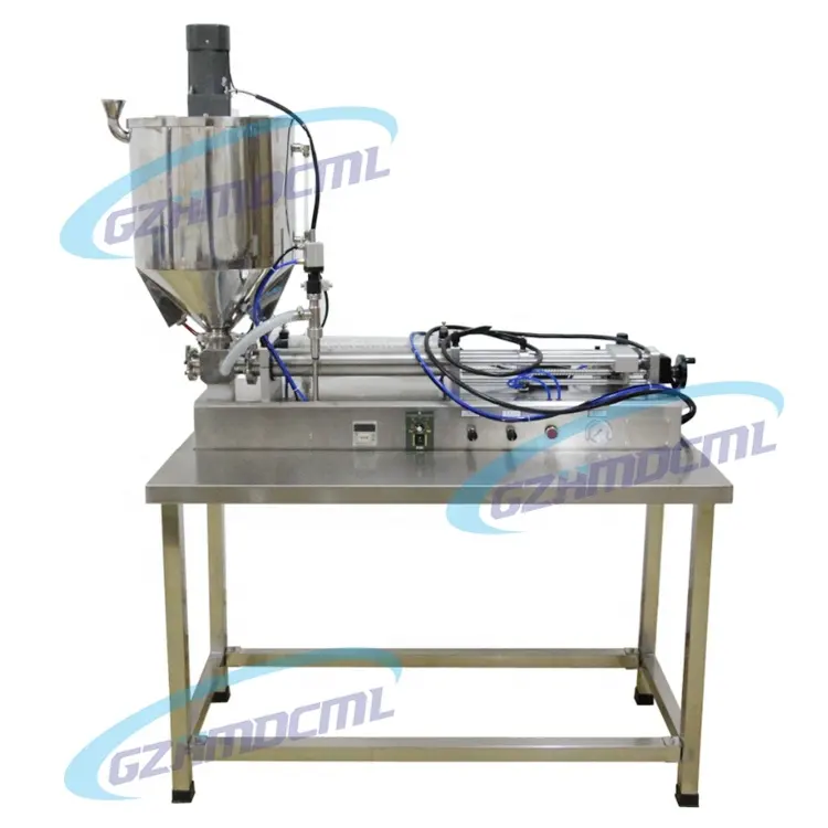 filling machine with heater and mixer,heated hopper filling machine,mixing hopper filling machine