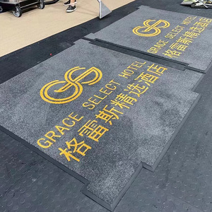 <b>Custom</b> logo nylon <b>doormat</b> Waterproof outdoor <b>doormat</b> Dust removal entry mat Logo door mat Outdoor nylon <b>doormat</b> - Product Image 4
