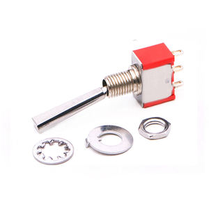 Üzerinde SPDT <span class=keywords><strong>2</strong></span>/3 pozisyon 3 Pin uzun düz kolu kilitleme geçiş anahtarı Model uçak için - Product Image 3