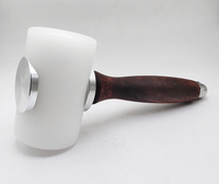 Marteau en nylon pour l'artisanat du cuir avec manche en bois YIFENG, marteau à cuir et marteau en caoutchouc