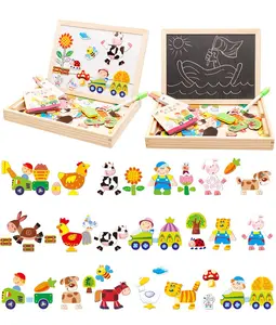 EN71-1-2-3 сертификат образовательных головоломки магнитная доска для рисования с радостью игрушка