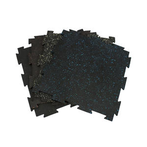 Venta directa de fábrica Malasia Supersafe Enclavamiento Gimnasio Baldosas de goma Superficie lisa con absorción de ruido - Product Image 1