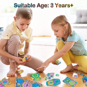 <span class=keywords><strong>Puzzle</strong></span> de coloriage <span class=keywords><strong>3D</strong></span>, ensemble de <span class=keywords><strong>puzzle</strong></span> de peinture créative DIY avec 10 stylos de coloriage, cadeau d'artisanat artistique amusant pour les enfants - Éléphant - Product Image 5