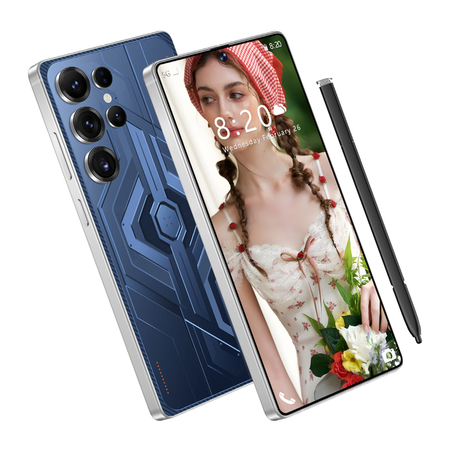 2026 Cheap 5G Android Smartphone S26 Ultra Deca Core 7.3 Inch HD Display 16GB+1TB Large Storage Dual SIM