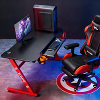E-sporttafel, thuiscomputertafel, gamingtafel, laptoptafel, bureau, studietafel, studententafel