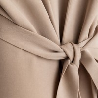 Robe en crêpe personnalisée avec logo pour femme, marque privée, style parisien Rive Gauche, pour invitée de mariage, longueur midi, OEM, tailles S-5XL