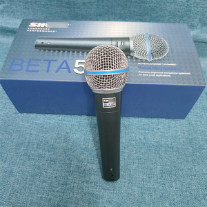 Micrófono Dinámico Cardioide con Cable <span class=keywords><strong>Shure</strong></span> Beta58A, Profesional <span class=keywords><strong>para</strong></span> Canto, KTV, Uso Doméstico, Grabaciones Vocales, Portátil - Product Image 4