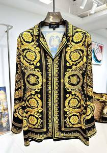 Alla moda <span class=keywords><strong>pigiama</strong></span> da <span class=keywords><strong>uomo</strong></span> in seta di alta qualità con monogramma blu a maniche lunghe <span class=keywords><strong>pigiama</strong></span> 2 pezzi da <span class=keywords><strong>uomo</strong></span> e da donna - Product Image 6