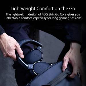 Casque de jeu filaire ROG Strix Go Core avec transducteur dynamique, en plastique, 3,5 mm, circum-auriculaire, noir, pour PC, Mac, Nintendo – Vente en gros - Product Image 6