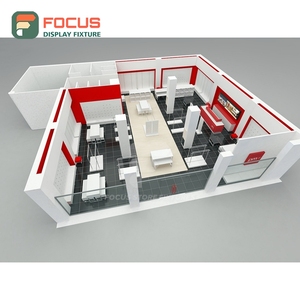 Eco Friendly Designer Store Tempered Glass Floor Display Stand Shop Fitting Solution Franchise Clothing Store - Product Image 2
