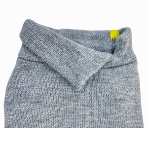 Logo personnalisé chien pull col roulé tricot couleur unie boule en peluche décoration classique hiver chaud chien pull tricoté - Product Image 6