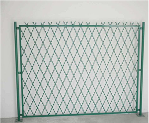<span class=keywords><strong>Barbelé</strong></span> enduit <span class=keywords><strong>vert</strong></span> de rasoir pour la protection résidentielle - Product Image 6