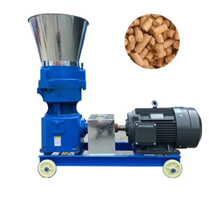 Rice Husk Pellet Machine Sawdust Press Granular Roller Rotate Pellet Mill With 3 Year Warranty