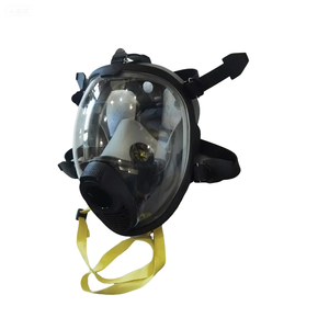 Ayonsafety en136 độ nét cao chống sương mù màn hình và đầu lên màn hình (HUD) Hệ thống Silicon Mặt nạ đầy đủ cho lính cứu hỏa mỏ - Product Image 3