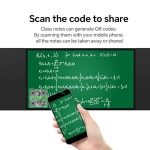 <span class=keywords><strong>Pizarra</strong></span> <span class=keywords><strong>Digital</strong></span> <span class=keywords><strong>Interactiva</strong></span> Inteligente LED Infrarroja Interconectada de 75-86 Pulgadas con Pantalla Táctil IR de 20 Puntos, 4K y Cámara de 48MP - Product Image 4