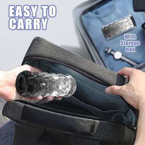 Alta calidad con color degradado, taza de masturbación transparente de mano, herramienta sexual para hombres, masturbador - Product Image 6