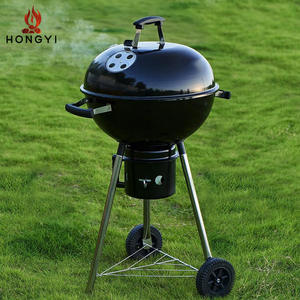 Barbecue au charbon de bois Hongyi 12 pouces, portable, sans fumée, avec roues, pour plus de 5 personnes, multifonctionnel - Product Image 4