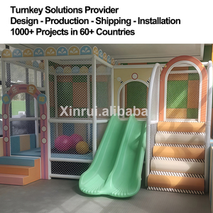 Sinh thái thân thiện không độc hại trẻ em trong nhà sân chơi Thiết bị cho trẻ em với mềm slide và các chướng ngại vật cho khu dân cư - Product Image 5