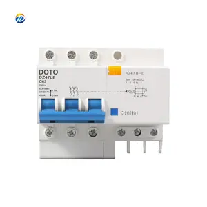 공장 도매 공기 3p 1a - 63a 10ma id 누출 Rcd 엘cb Rccb 잔류 회로 차단기 RCBO