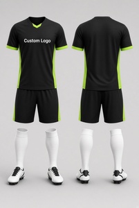 Maroon Soccer Uniform Set Men V-Neck Jersey Shorts White <b>Socks</b> Football Kit Sublimated Print Adult Regular Fit - Product Image 3