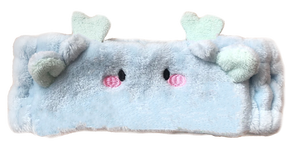 NETBRIDGE Diadema de eliminación de maquillaje con estampado de animales de dragón bonito de franela suave para la piel 8cm X 22cm para la belleza diaria de las mujeres - Product Image 2