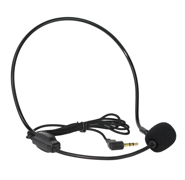 High Quality 3.5MM 2/3 Pole Head Wired Condenser Microphone Headset Omnidirectional Clear Sound Studio Quality Metal Mic