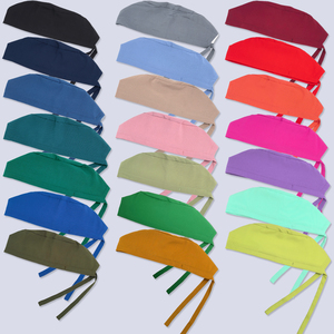 Bonnets de travail unisexes pour femmes et hommes, casquettes médicales, chapeaux de chef, pour salons de beauté, infirmières, chapeaux chirurgicaux, bonnets de protection - Product Image 2