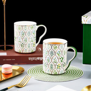 Services à thé en porcelaine fine de luxe léger, tasses à café, tasses à eau, mugs, coffrets cadeaux, théières - Product Image 6